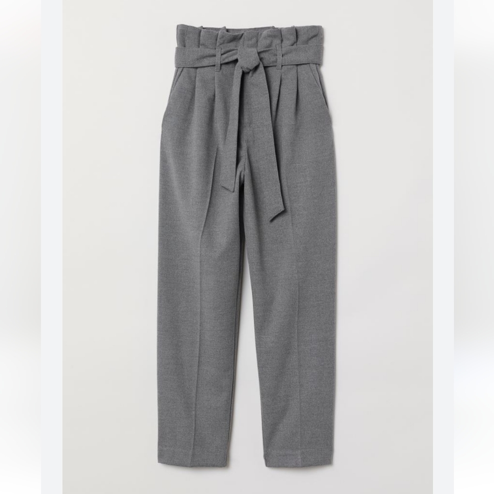 H&M Gray paperbag trousers - Picture 1 of 6